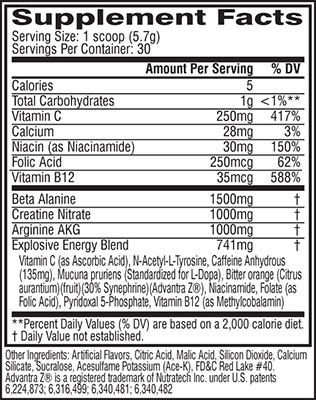 c4 nutrition facts