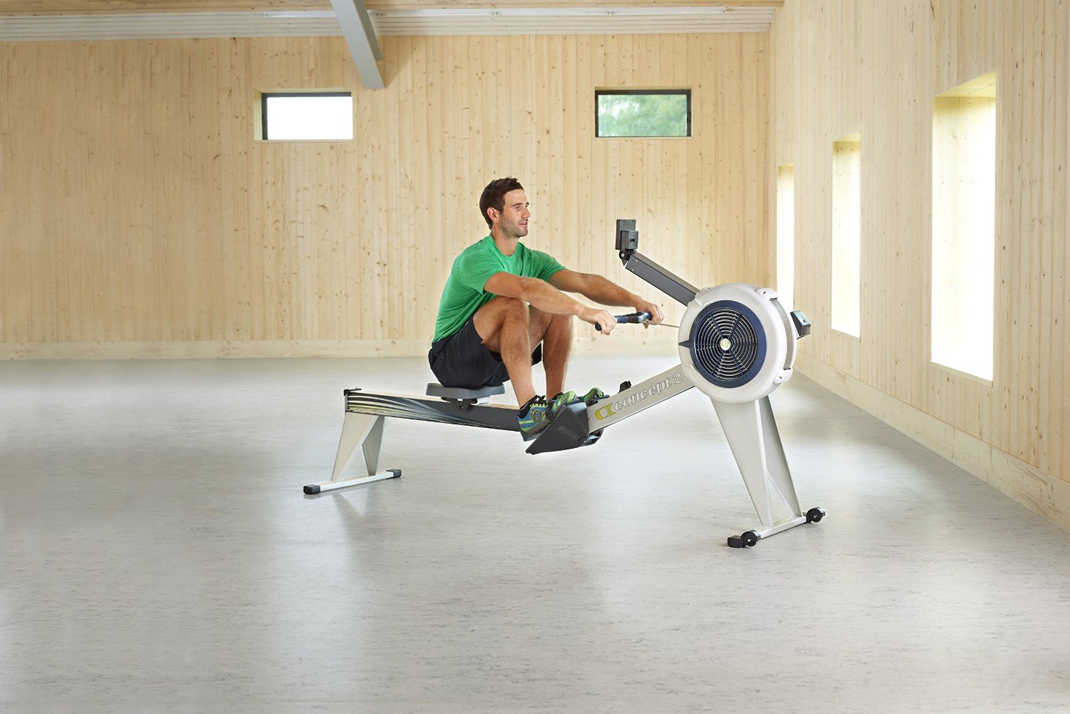 Гребля на тренажере Concept 2