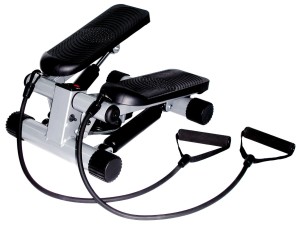 Sunny Health & Fitness Mini Stepper with Resistance Bands