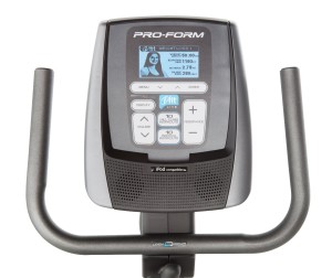 Proform 315 CSX Recumbent Bike display