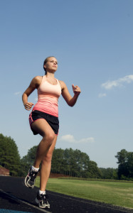 woman working out